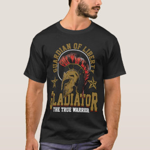 Gladiator en Warrior, spier en carrosserie T-shirt