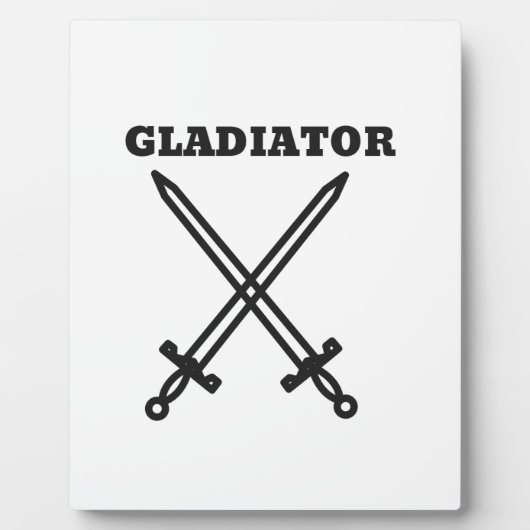 Gladiator Fotoplaat (Voorkant)