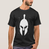 Gladiator Helmet Symbool Sparta Workout Gym Sparta T-shirt (Voorkant)