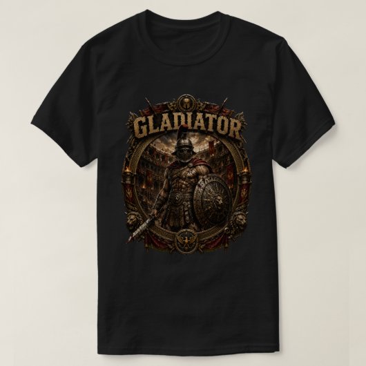 Gladiator Heren Grafische T-Shirt (Design voorkant)
