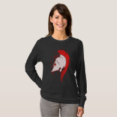 Gladiator krijger helm t-shirt (Voorkant volledig)