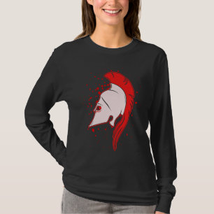 Gladiator krijger helm t-shirt