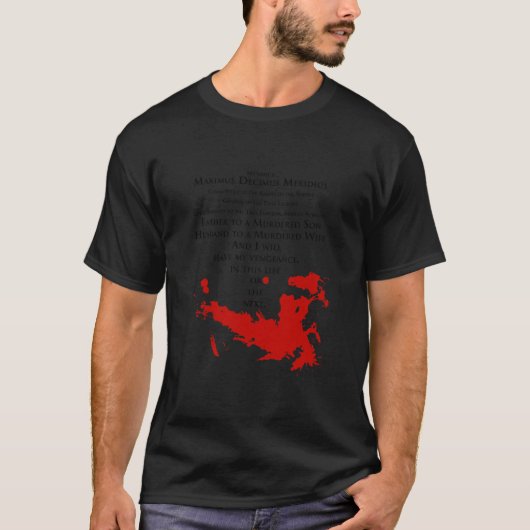 Gladiator - Mijn naam is Maximus Decimus Meridius. T-shirt (Voorkant)