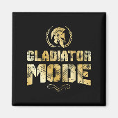 Gladiator Mode Spartan Mythology Workout Warrior G Magneet (Voorkant)