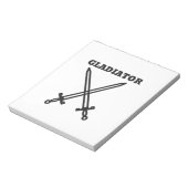 Gladiator Notitieblok (Linkerzijde)
