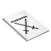 Gladiator Notitieboek (Rechterzijde)