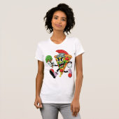 Gladiator Pizza Slice Italiaanse Brainrot Vrouwen T-shirt (Voorkant volledig)