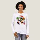 Gladiator Pizza Slice Italiaanse Brainrot Vrouwen Tri-Blend Shirt (Voorkant)