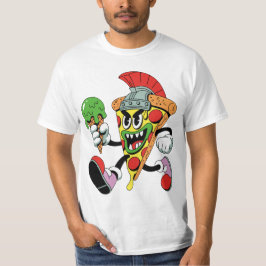 Gladiator Pizza Slice Italian Brainrot Mannen’s T-shirt