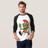 Gladiator Pizza Slice Italian Brainrot Mannen’s T-shirt (Voorkant volledig)