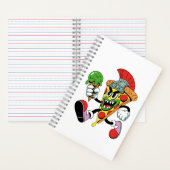 Gladiator Pizza Slice Italian Brainrot Notitieboek (Binnen)