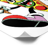 Gladiator Pizza Slice Italian Brainrot Poster (Hoek)