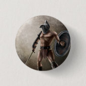 Gladiator Ronde Button 3,2 Cm (Voorkant)