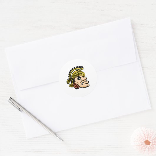 Gladiator Ronde Sticker (Envelop)