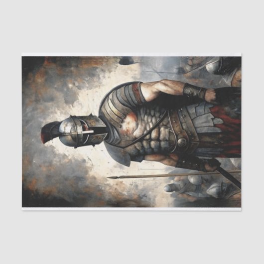 Gladiator Warrior Decoupage Tissuepapier (Voorkant)