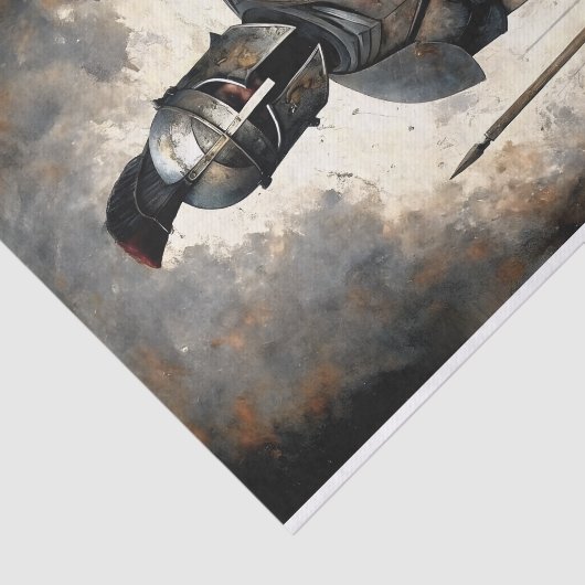 Gladiator Warrior Decoupage Tissuepapier (Detail)