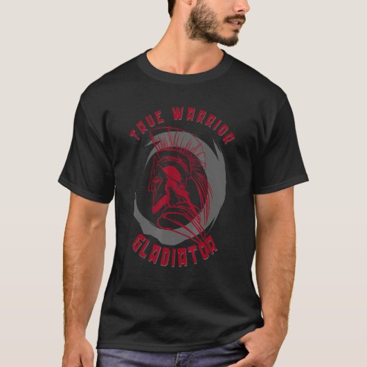 Gladiator, wasmachine en buikspieren 14 t-shirt (Voorkant)