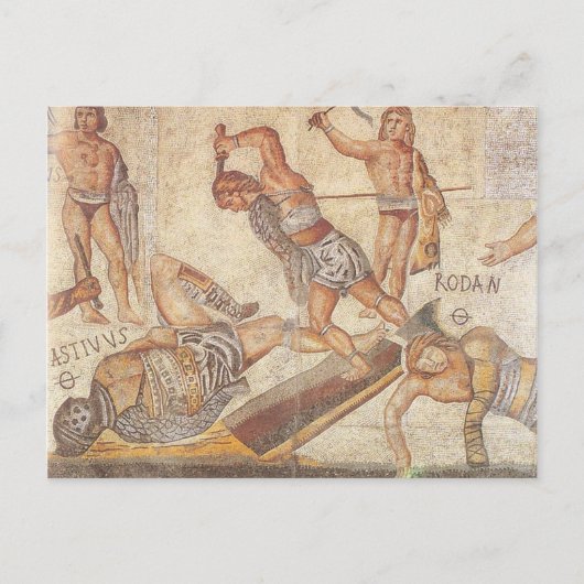 Gladiatoren Briefkaart (Voorkant)