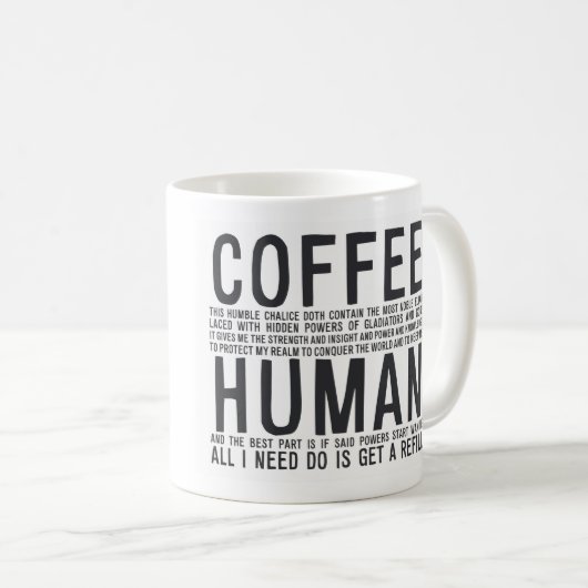 Gladiatorvermogen Koffieelixir MA019 Koffiemok (Voorkant rechts)