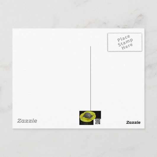 Gladiola Briefkaart (Achterkant)