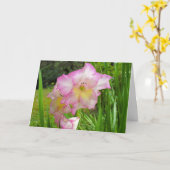 Gladiola denkt aan je kaart (Gele Bloem)