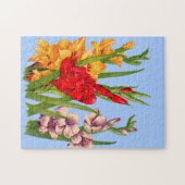 gladiola gladiolus legpuzzel (Horizontaal)