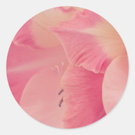 Gladiola Petals Ronde Sticker