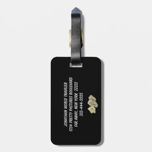 Gladiolas Bagagelabel (Achterkant verticaal)