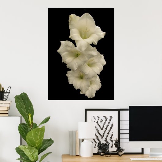 Gladiolas Poster (Thuiskantoor)