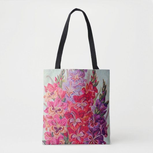 Gladiolen in bloei tote bag (Voorkant)