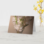 Gladiolen, kaart (Gele Bloem)