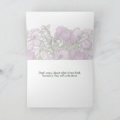 Gladiolen voor moed kaart (Binnen)