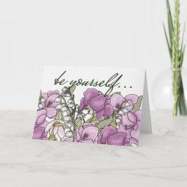 Gladiolen voor moed kaart