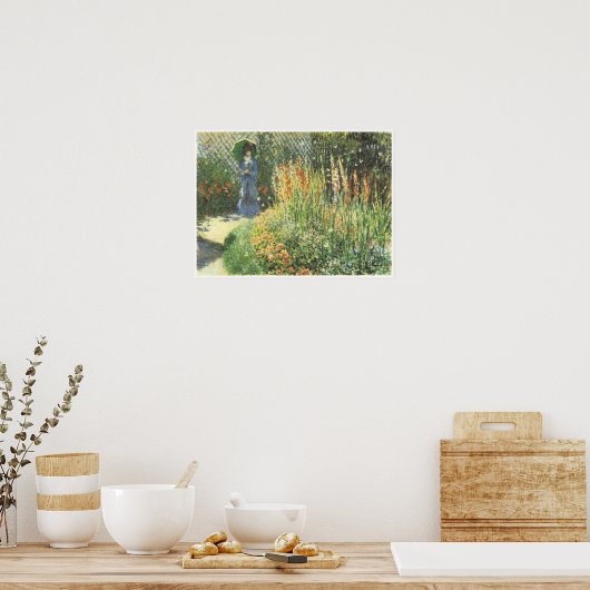 Gladioli, 1876, Claude Monet Poster (Keuken)
