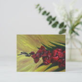 "Gladioli" Acrylverf - Briefkaart (Staand voorkant)