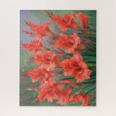 Gladioli Bloemen Rode Bloemen Bloemen Bloemen Bloe Legpuzzel (Verticaal)