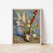 Gladioli en China Asters | Vincent van Gogh Poster