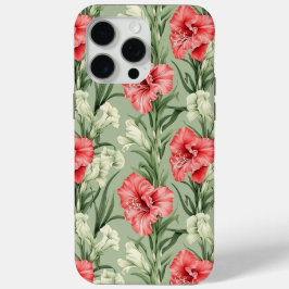 Gladioli Floral Botanical Print Design Stoer iPhone 15 Pro Max Hoesje