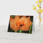 Gladioli, kaart (Gele Bloem)
