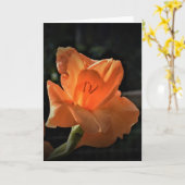 Gladioli, kaart (Gele Bloem)