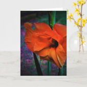 Gladioli, kaart (Gele Bloem)