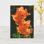 Gladioli, kaart (Gele Bloem)