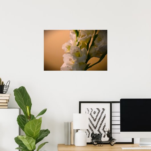 Gladioli Poster (Thuiskantoor)