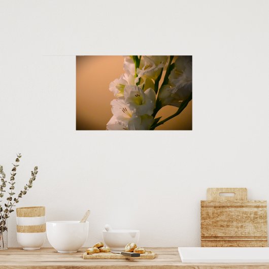 Gladioli Poster (Keuken)