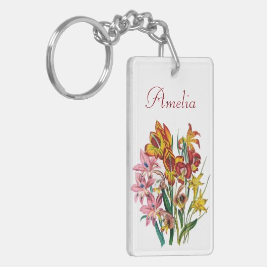 Gladioli Sleutelhanger (Voorkant Links)