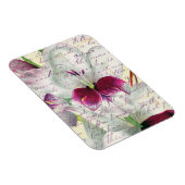 Gladiolus Art Calligrafie collage Magneet (Rechterzijde)