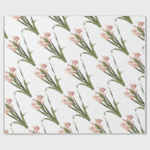 Gladiolus Bloem Patroon Cadeaupapier (Vlak)