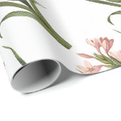 Gladiolus Bloem Patroon Cadeaupapier (Rol Hoek)