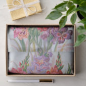 Gladiolus Colour  Floral Weefpapier Tissuepapier (Geschenk)