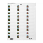 Gladiolus Etiket (Full Sheet)